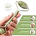 Jade Roller for Face - Anti Aging Eye Roller Facial Massager - 100% Natural Real Jade Stone - Anti Wrinkle Body Neck Skin Rollers Tool for Dark Circles and Puffiness