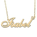 RONKAHSHOW Isabel Custom Name Necklace Customized
