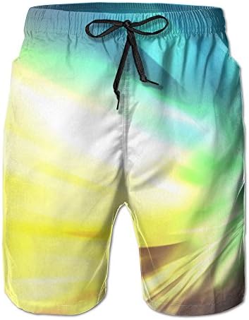 Summer Beach Butterfly Color Men's Casual Beautiful Breathable Beach Pants Shorts Short Pants Drawstring Waist Beach Walk Shorts Beach Shorts Swimming Pants With Pockets