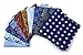 AVANTMEN 10 PCS Men’s Pocket Squares Assorted Woven Handkerchief Hanky with Gift Box (10 x 10, S8)