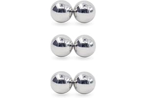 3 Pair Fake Nipple Ring Clamps Fake Nose Magnetic Nipple Rings,Non-Piercing Magnetic Nipple Ring, Body No Piercing Jewelry fo