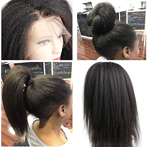 Italian-Yaki-360-Lace-Frontal-Wigs-for-Women-Pre-Plucked-Peruvian-Kinky-Straight-360-Lace-Front-Wig-150-Density-Yaki-Human-Hair-Wigs-with-Baby-Hair-SPARKLE-DIVA-18inch-360-yaki