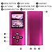 VOLGER 16GB MP3 MP4 Player Energy Saving Music Player Voice Recorder FM Radio Video Player Photo Viewer E-book Viewer for Running Camping (Rose)