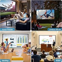 Projector Screen and Stand 150 Inch, LEORFI Outdoor