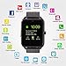 Smart Watch, JIUXI Bluetooth Replaceable Band Sweatproof Smartwatch with Touch Screen / Handsfree Call / Camera /Call reminder for all Android 4.2 and IOS