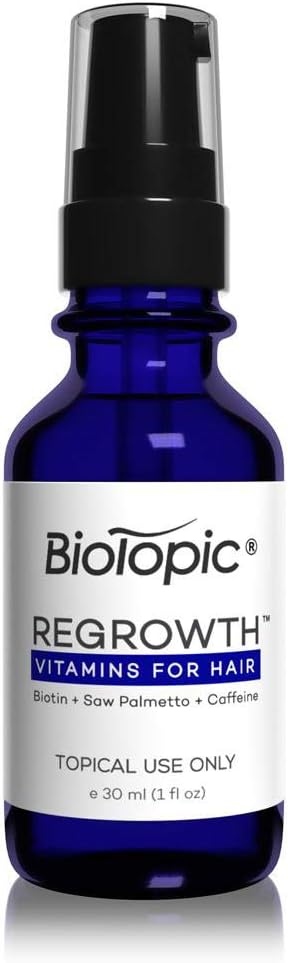 Biotopic Regrowth Plus, Receding Hairline and Bald Spot Serum, 1 Ounce
