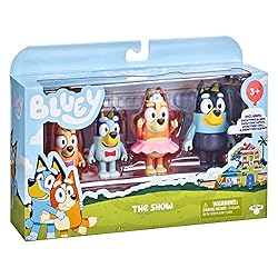 Bluey 4 Figures Packs: The Show - 4 x 2.5