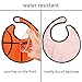 zebrum Waterproof Baby Boy Sports Bibs,Triple Layer-Cotton Front,Plastic Liner,Polyester Fleece Back,Highly Absorbent Drooling Burp Cloths for Boys Girls(5bibs)