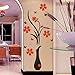 Vovotrade DIY Vase Flower Tree Crystal Arcylic 3D Wall Stickers Decal Home Decor (B)