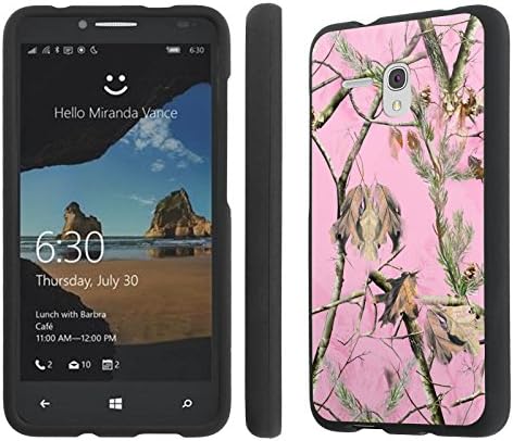 Alcatel One Touch Fierce XL Case, [NakedShield] [Black] Total Armor Protection Case - [Pink Hunter Camouflage] for Alcatel One Touch Fierce XL