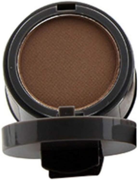 Sizet 4 Colors Rose Hairline Fill-In Powder Hair Color Concealer Powder With Mirror And Puff (#Brown)