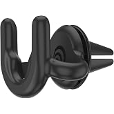 PopSockets Car Vent Phone Mount- Black | Secure Hold, Hands-Free View, Works with PopSockets, Black, Create a Mobile Phone Outfit