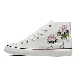rosyclo Women's High Top Canvas Sneakers Fashion