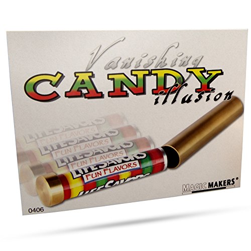 Magic Makers Vanishing Candy Illusion - Candy Into Silk Streamer Magic Trick