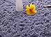Soft Modern Shag Area Rugs Fluffy Living Room Carpet Comfy Bedroom Home Decorate Floor Kids Playing Mat 4 Feet X 5 Feet Gray