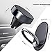 AOPETIO Cell Phone Finger Ring Stand Holder,[1 Set] Rotation Metal Round Ring Hand Grip Kickstand, for Magnetic Car Phone Vent Mount