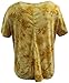 Women's Plus-Size Metallic Foil T-Shirt Blouse Tee Shirt Top Fashion Clothing