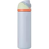 Owala FreeSip Insulated Stainless Steel Water Bottle with Straw for Sports, Travel, and School BPA-Free Sports Water Bottle, 24 oz, Beach House