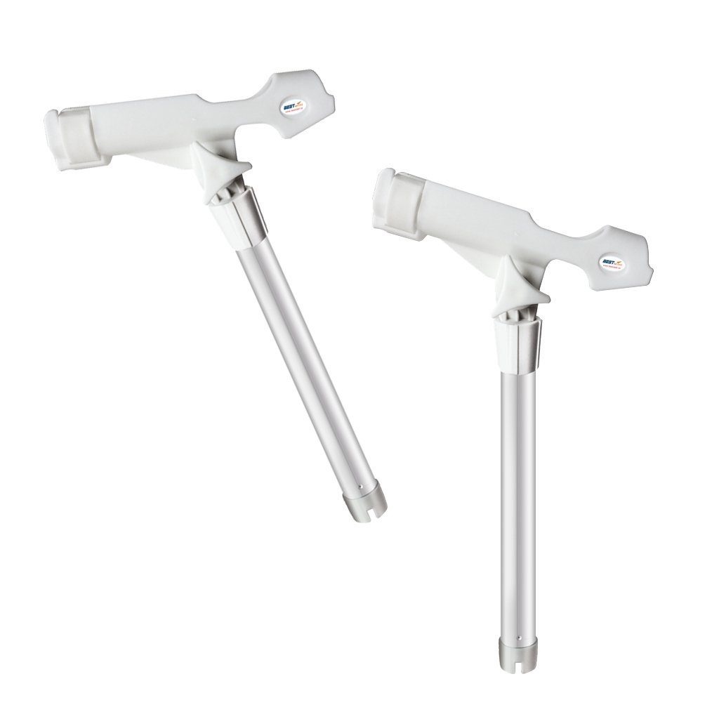 珍しい 竿掛けロッドホルダー Marineヨットボートカヤックカヌー釣りロッドホルダーマウントポールrestラックブラケット360 2ピースheavy Magideal Duty 回転可能調節可能 B073rht7f5 独創的 Www Aiq Aiq Com Mx