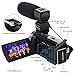 Video Camera Camcorder,Digital Camera Recorder with Microphone 1080P 30FPS 24MP 3