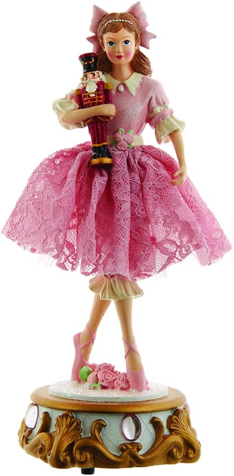 Nutcrackers - Kurt S. Adler 11.25-Inch Clara Ballet Nutcracker Musical Deco