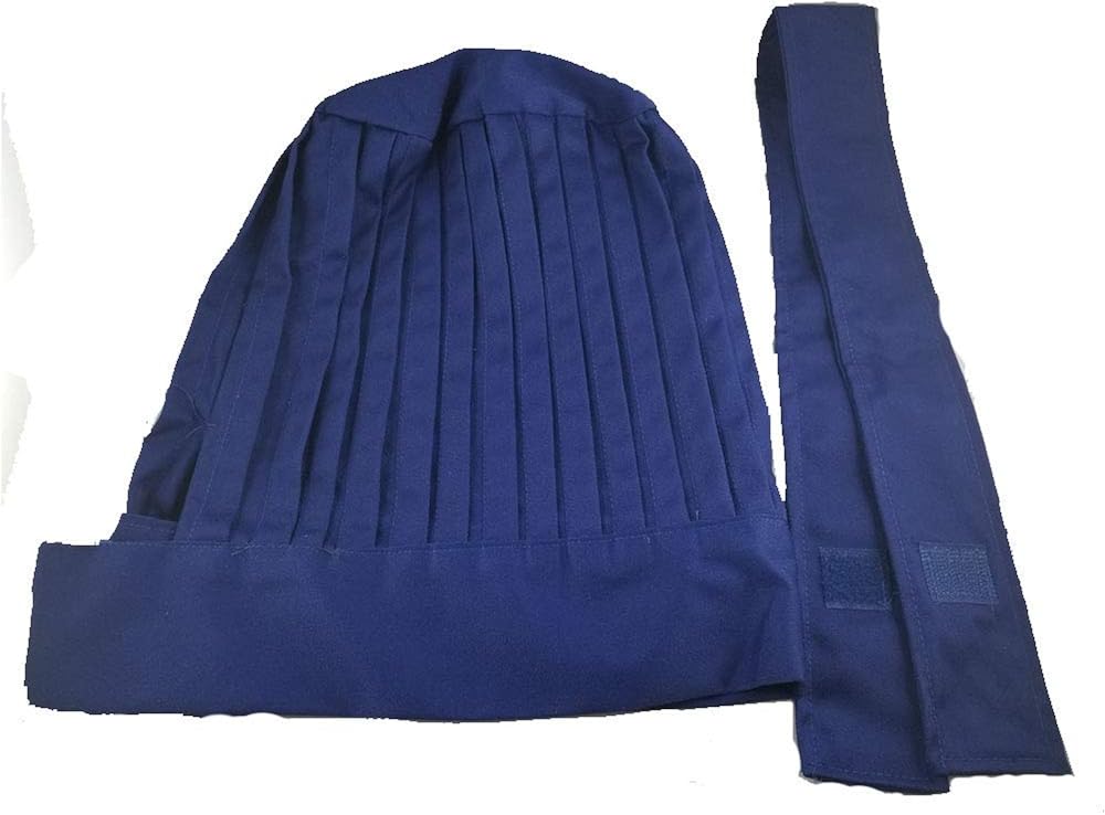 Hibachi Chef Hat with Tie Blue: Industrial & Scientific