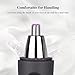 Heated Eyelash Curlers: TOUCHBeauty Nose Hair Trimmer for Men Painless Hair Remover with with Low battery Reminder, Precision Personal Groomer