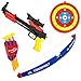 Toysery Kids Archery Bow and Arrow Toy Set with Target Military Toy Crossbow Outdoor Garden Fun Game.