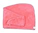 Ultra Absorbent Microfiber Twist Hair Turban Dry Cap Bath Head Wrap Hair Wrap Cap