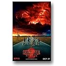 Stranger Things Season 2 Poster - 11 x 17 inch Promo red sky