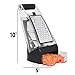Fullstar Cheese Box Grater Shredder with Catch Food Container Base and 3 Interchangeable Stainless Steel Blades
