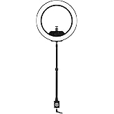 Elgato Ring Light - Premium 2500 lumens Light with desk clamp and ball mount for Streaming, TikTok, Instagram, Home Office, T