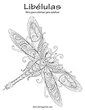 Image de Libélulas libro para colorear para adultos 1 (Volume 1) (Spanish Edition)