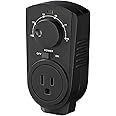 EconoHome Adjustable Thermostat - Universal Plugin Heating & Cooling Thermostat - Compatible with Most EconoHome Wall Mount Space Heaters