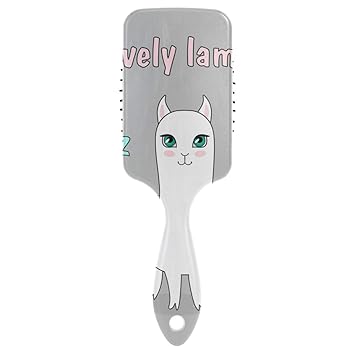 Amazon Com Air Cushion Combs Beautiful Cute Llama Alpaca Hair