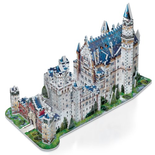 Neuschwanstein Castle 3D Jigsaw Puzzle, 890-Piece