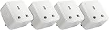 TCP Smart UK WiFi Plug 4 Pack Works with Alexa Google Home Siri Shortcuts view 1