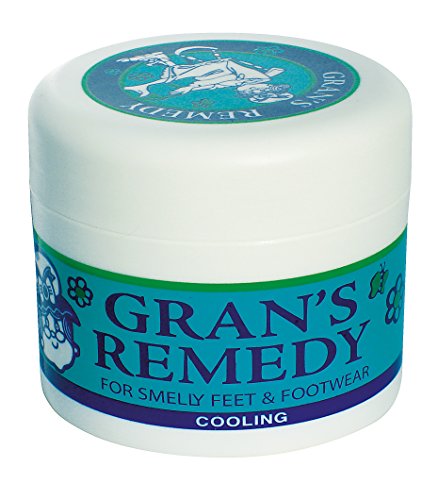 Gran’s Remedy Shoe Deodorizer Powder and Foot Odor Eliminator Cooling World #1 Remedy for Smelly feet and Footwear