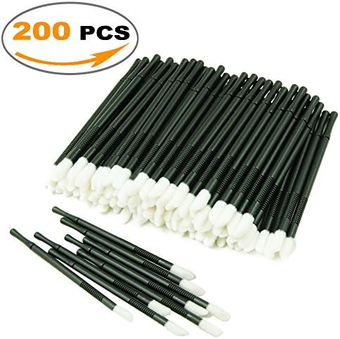 Lip Brush, LEOKOR 200pcs Disposable Lip Gloss Applicators Lipstick Brushes Wands Beauty Makeup Tool Kits