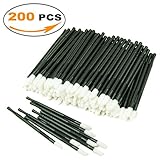 Lip Brush, LEOKOR 200pcs Disposable Lip Gloss Applicators Lipstick Brushes Wands Beauty Makeup Tool Kits