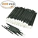 Lip Brush, LEOKOR 200pcs Disposable Lip Gloss Applicators Lipstick Brushes Wands Beauty Makeup Tool Kits