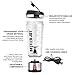 BOTTLED JOY Electric Shaker Bottle - USB Rechargeable Smart Protein Shaker - Portable High-Torque Tornado Blender Vortex Stirring Powder Detachable Mixer Drinking Water Bottle for Gym Sports 15 Ounce