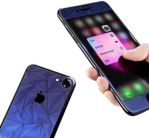 Diamond Screen Protector for Iphone 7 3d Diamond Screen Protector,front &amp; Back Colored Tempered Glass Screen Protector for Iphone 7