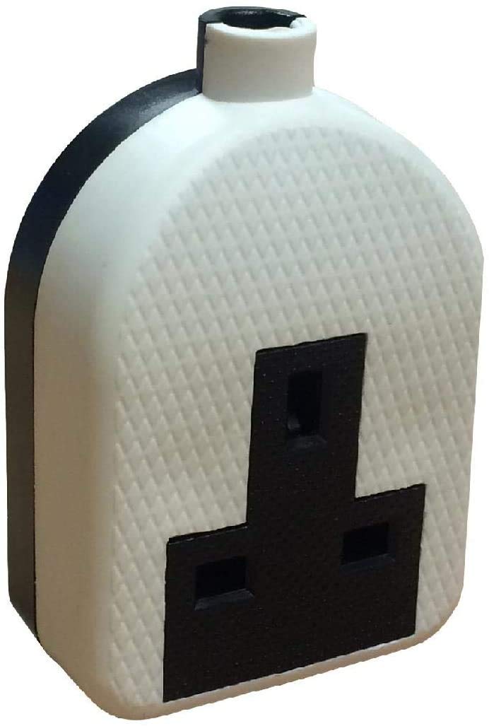CPC 1 Socket Extension, White, Rubber
