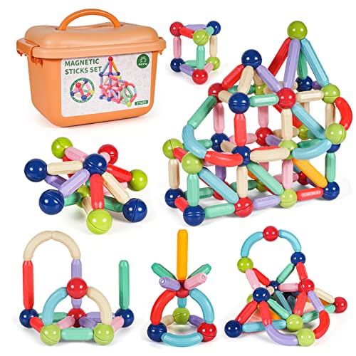 Milk Frog Balls and Rods Set 68 Building Blocks