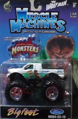 2003 Muscle Machines 1:64 Scale Universal Monsters Wolfman Ford Bigfoot M064-03-12