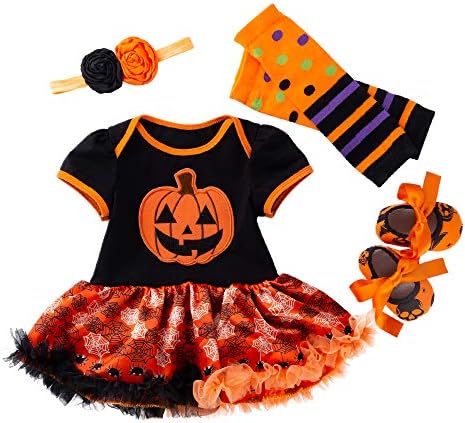 Infant Baby Girls First Halloween Christmas Costume Headband Outfit Dress up