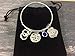 Infinity Collection Police Jewelry, My Hero Wears Blue Charm Bracelet - Gift for Wife, Girlfriend, Mom or Daughter