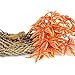 SLSON Reptile Plants Hanging Silk Terrarium Plants with Suction Cup for Bearded Dragons,Lizards,Geckos,Snake Pets and Hermit Crab Tank Habitat Decorations,Small Size,12 inch