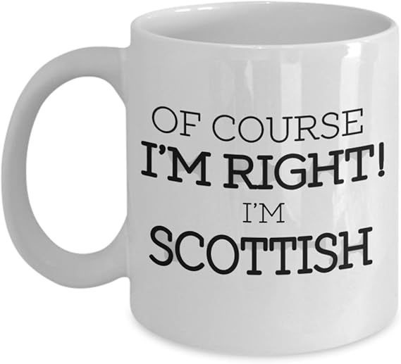 Scottish Scotland Funny Novelty Gift Mug Amazon.co.uk Kitchen & Home